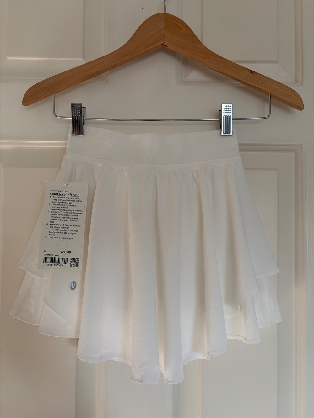 New With Tags Lululemon Court Rival High-Rise Skirt | Size 0